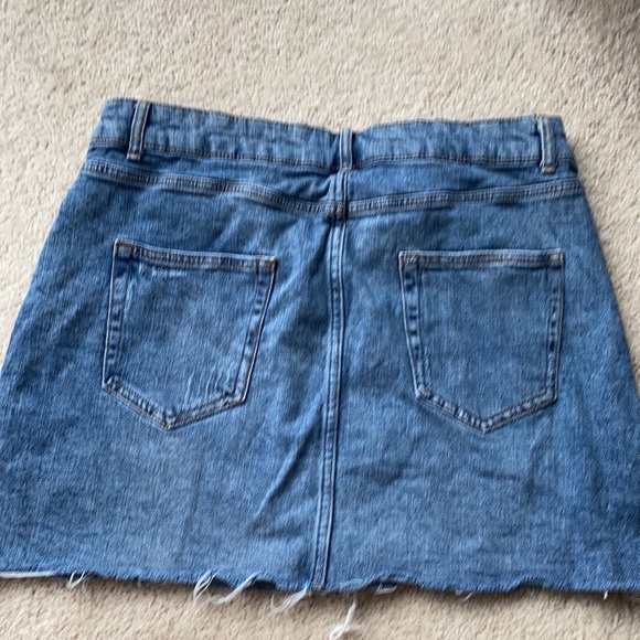 Distressed Jean Skirt - Picture 3 of 3